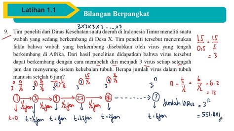 Soal Cerita Bilangan Berpangkat Latihan No Matematika Smp Kelas