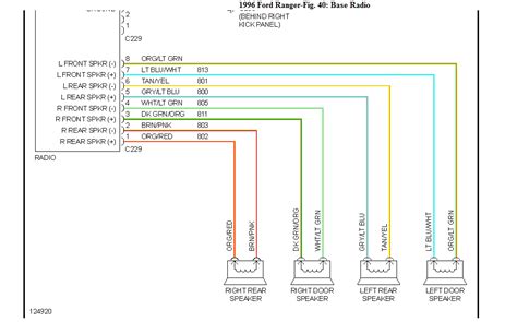 Wiring diagrams ford by year. 96 ranger radio wire harness..speaker wir colors on plug ...