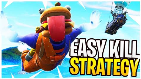 Ultimate Free Kill Strategy Ps4 Pro Fortnite Br Solos Youtube