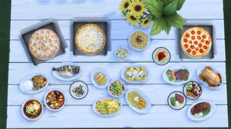 Sims 4 Food Retexture