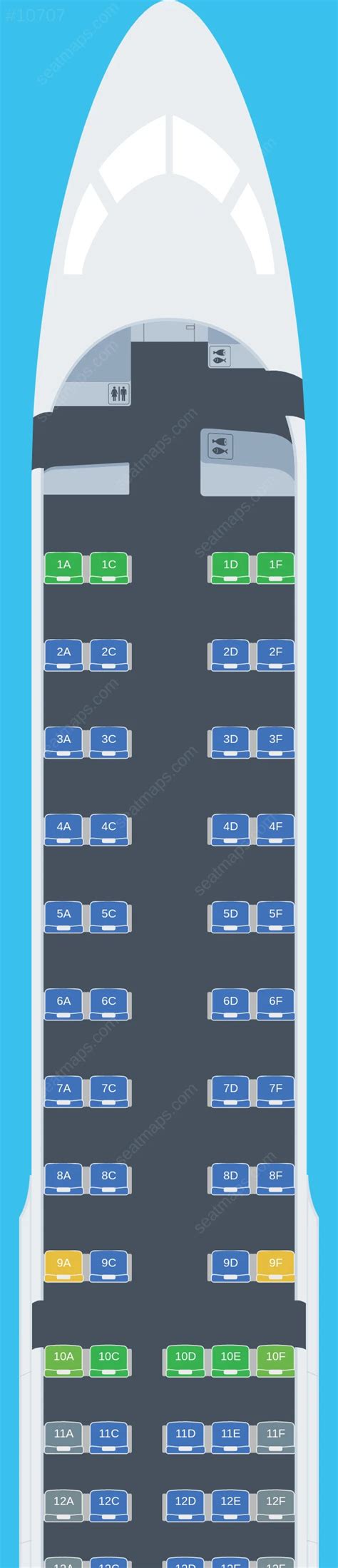 Breeze Airways Airbus A220 Seat Map Updated 2024 Find The Best Seat