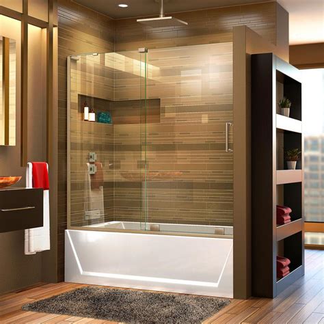 Find shower and tub doors at wayfair. DreamLine Mirage-X 56 in. to 60 in. x 58 in. Semi ...