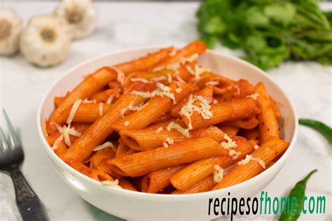 Red Sauce Pasta Recipe Pasta In Red Sauce How To Make Red Sauce Pasta