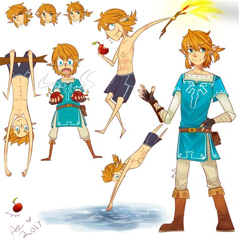 Botw Link Sketchescolors By Aryll Nya On Deviantart
