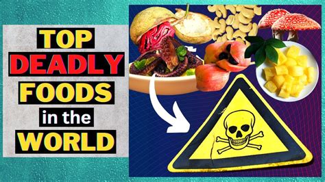 deadly foods in the world world s dangerous foods youtube