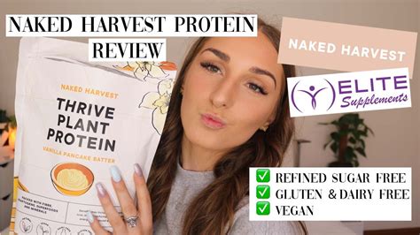 Best Tasting Vegan Protein Naked Harvest Thrive Protein Review And Taste Test Zali Youtube