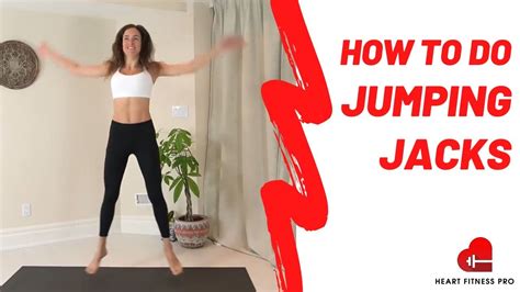 How To Do Jumping Jacks Improve Your Cardio Youtube