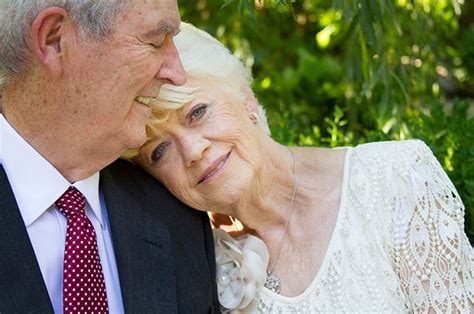 Beautiful Elderly Couple Gets Married Bored Panda