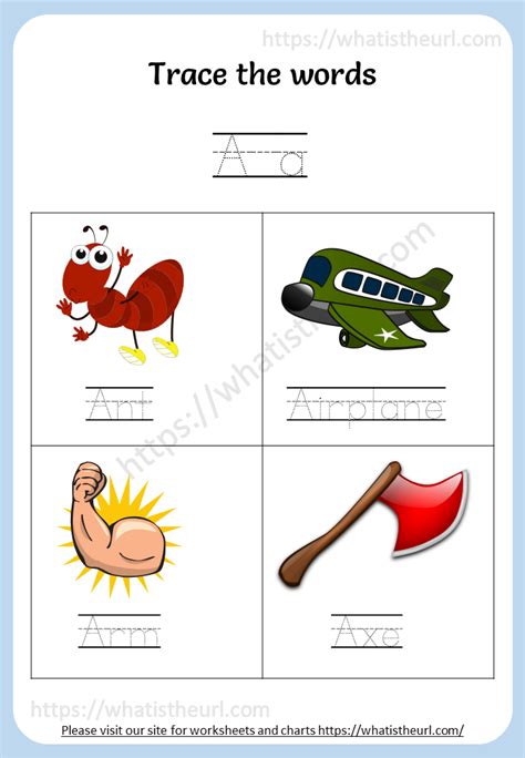 tracingwordsA  Your Home Teacher