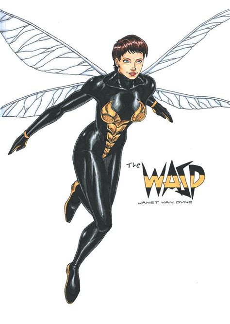 The Wasp Janet Van Dyne By Kiborgalexic Marvel Wasp Marvel Avengers