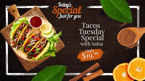 Restaurant Todays Special Menu After Effects Templates Motion Array