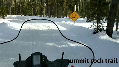 Diamond Lake To Crater Lake Snowmobiling Trip 12919 Youtube