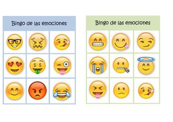 Emotions Bingo In Spanish By Tiptopteaching TPT