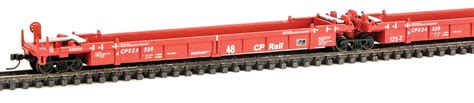 Walthers N Scale Thrall 5 Unit Articulated 48 Well Car Canadian