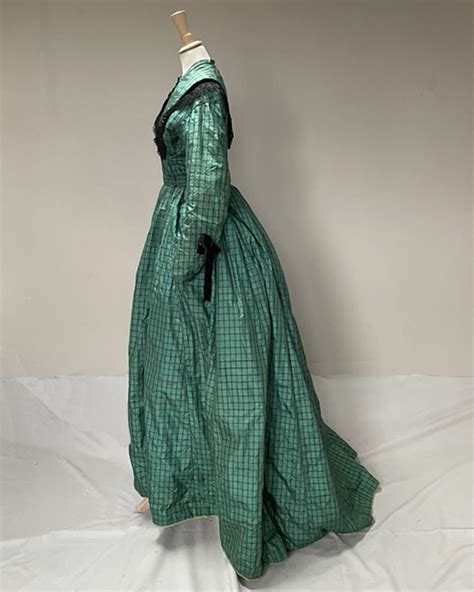 Silk Taffeta Two Piece 1865 English And European Dress Meg Andrews
