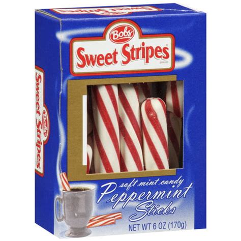Bobs Sweet Stripes Peppermint Sticks 6 Oz