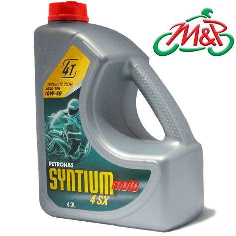 Therefore, the oil also protects your engine from rust and corrosion. Petronas Syntium 4 SX Motorcycle 4 Stroke Oil 10W40 4 L ...