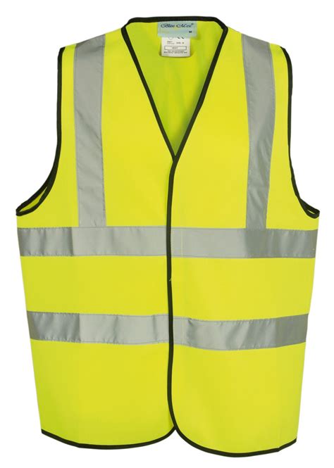 Yellow Hi Vest High Vis Hi Viz Visibility Vest Waistcoat Jacket Safety