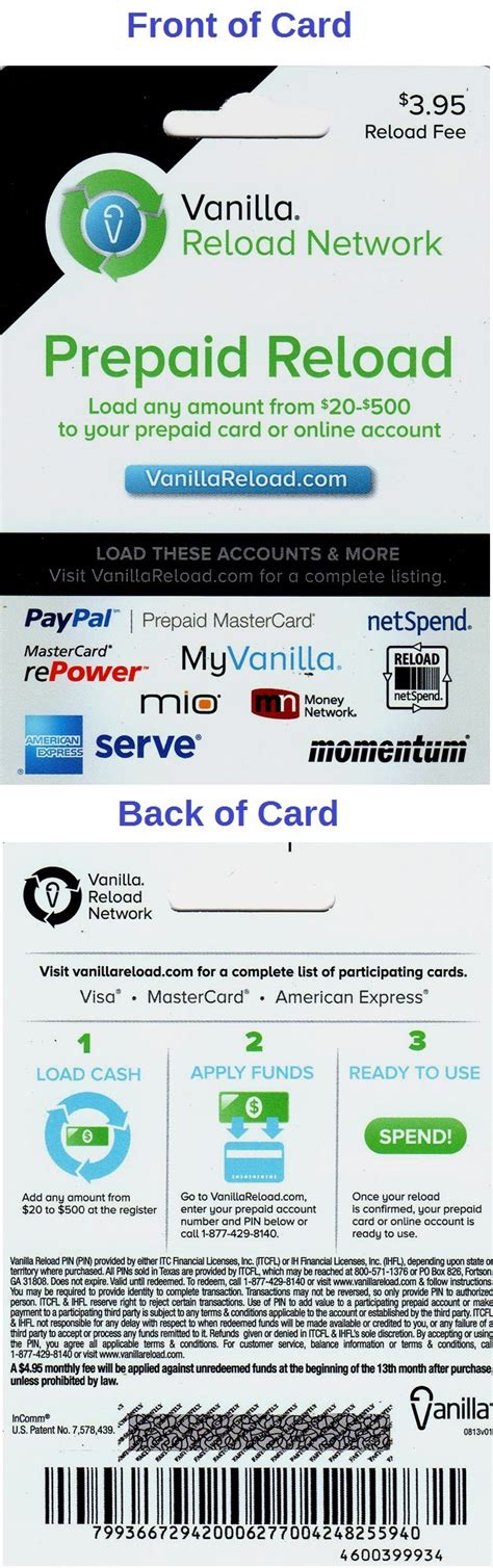 Apply pay, samsung pay and google pay. Where Can I Buy A Vanilla Reload Card From? - Doctor Of Credit