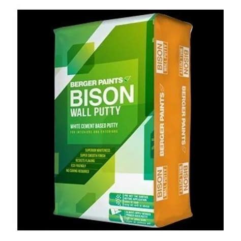 Berger Bison Wall Putty 40 Kg At Rs 850bag Berger Putty In