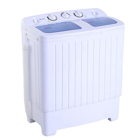 Giantex Portable Mini Compact Twin Tub 11lb Washing Machine Washer Spin