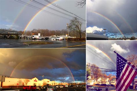 More Photos Gorgeous Double Rainbow Stretches Over Nj Skies