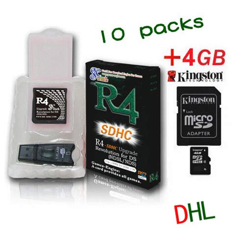 Tenemos todos los juegos para ds. 10 X (R4-SDHC + 4GB) for DS Lite、R4-SDHC with 4GB --nds-card.com