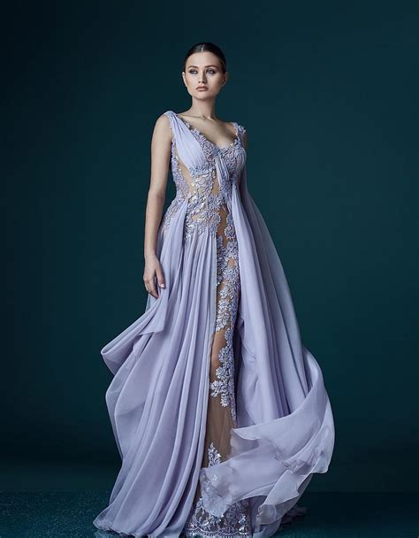 Sexy V Neck Lilac Evening Dresses 2017 Unique A Line Backless Long Chiffon Formal Prom Party