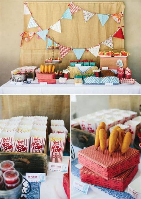 Exhibition of home textiles, interior decoration and gifts. {Amazing!} Rustic & Vintage County Fair First Birthday ...