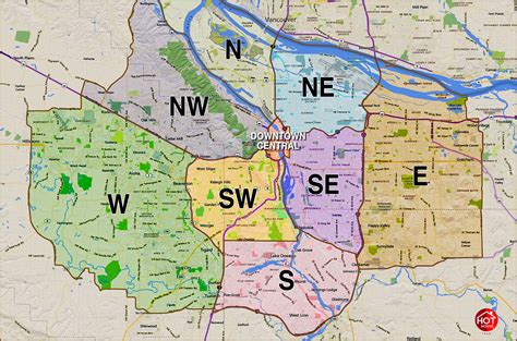 35 Portland Oregon Zip Code Map Maps Database Source