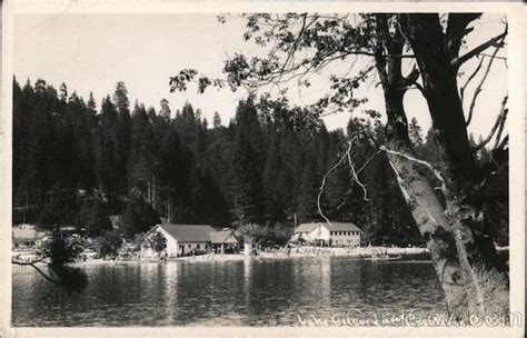 Lake Gregory Crestline Ca Postcard