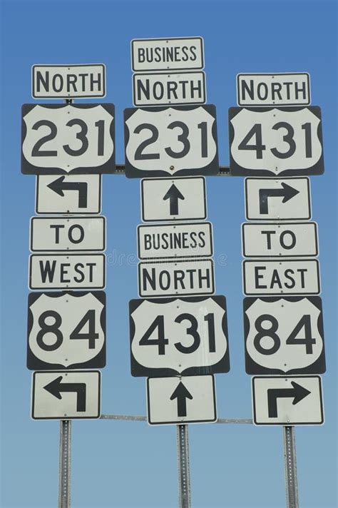 State Highway Signs Stock Photo Image Of North Traffic 26282946