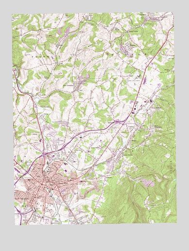 Uniontown Pa Topographic Map Topoquest