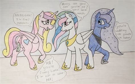 1843603 Explicit Artistwarriorstew Princess Cadance Princess Celestia Princess Luna