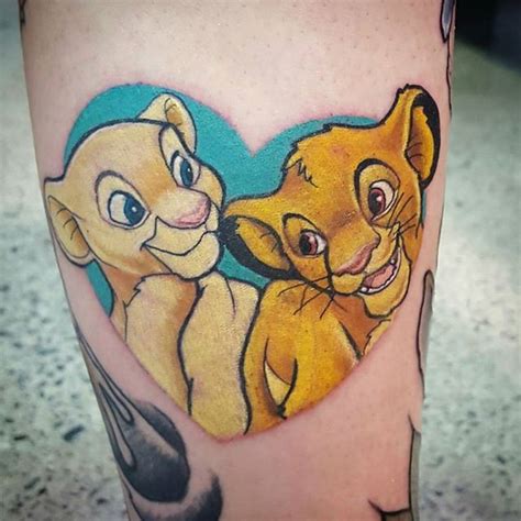 10 Best Simba And Nala Tattoo Designs King Tattoos Lion King Tattoo