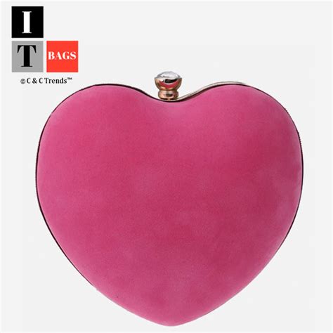 Red Heart Shaped Chain Shoulder Purse Cool And Crazy Trends