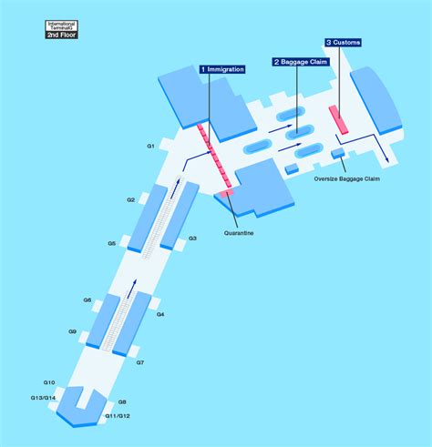 Terminal 3 Sfo Airport Map