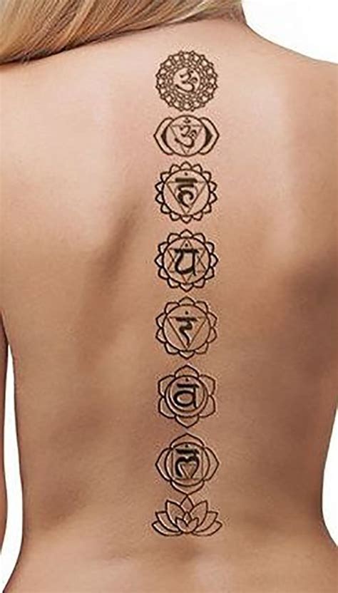 This is probably the best chakra tattoo design to get if you are an adventurous person and were looking for a tattoo idea that wasn't a simple landscape or nature design. 7 Chakras Tattoo EP41 - Ivango