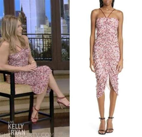Live With Kelly And Ryan March 2023 Jennifer Anistons Pink Floral