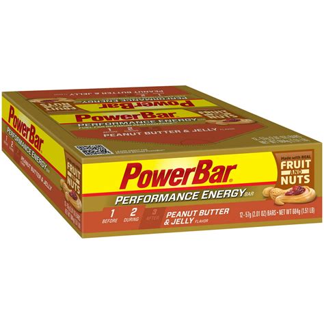 Powerbar Performance Energy Bar Peanut Butter And Jelly 229 Oz