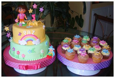 Dora The Explorer Stars Cupcakes