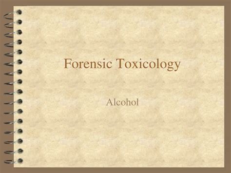 Ppt Forensic Toxicology Powerpoint Presentation Free Download Id