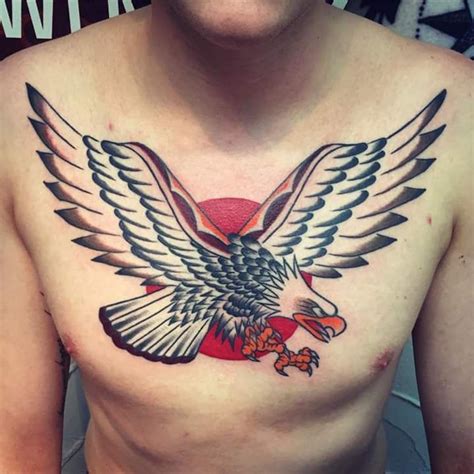 Eagle Chest Tattoo Designs Ideas And Meaning Tattoos