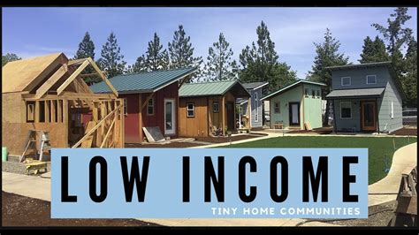 Low Income Tiny Home Communities Youtube