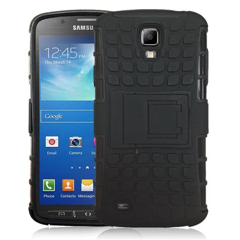 Rugged Tough Case For Samsung Galaxy S4 Active Black