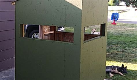 5x5 Deer Blind Diy Project Howtospecialist How To Build Step By