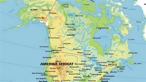 Geografi Fisik Amerika Utara America