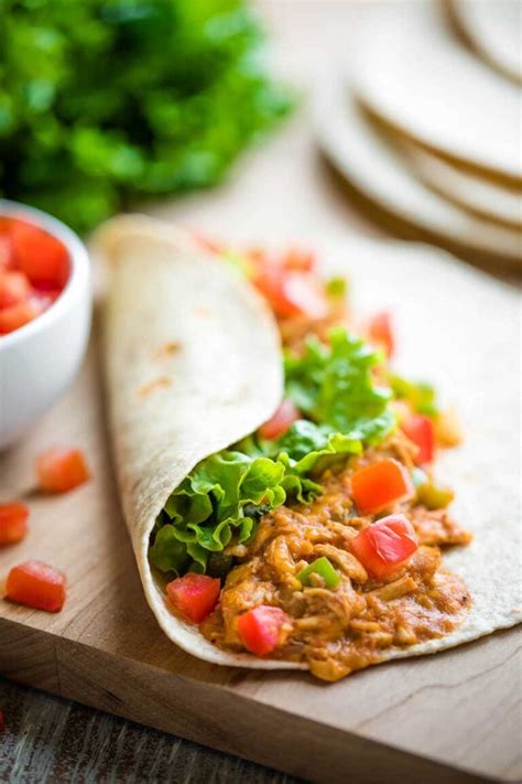 12 Easy Chicken Wraps Made With Leftover Chicken