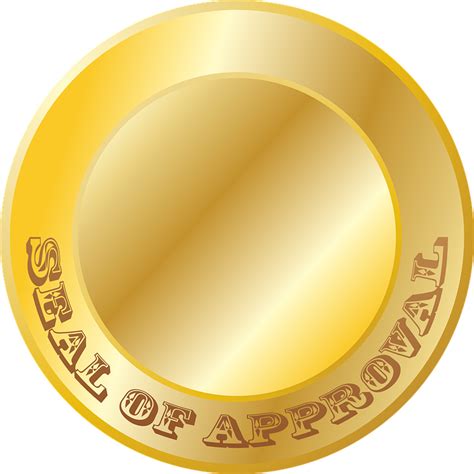 Gold Seal Approved Free Vector Graphic On Pixabay