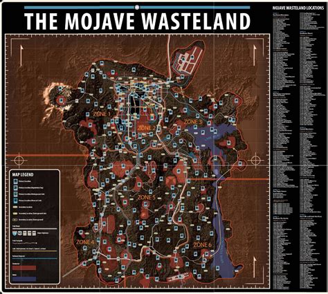 Fallout New Vegas Interactive Map Map Of New Mexico